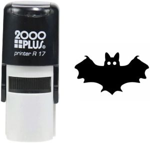 Bat 2000 Plus Self Inking Halloween Rubber Stamp - Black Ink