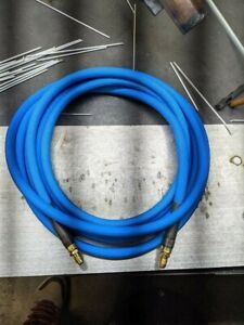 Welding Flexible Hose ck Air-cooled torch #9-series &amp; #17 series.blue 12 1/2 FT.
