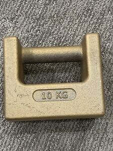 Troemner 9282 Class F Cast Iron Grip Handle Weight 10 kg W/ Certificate Appri