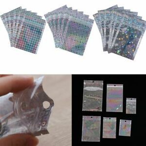 Self Seal Aluminum Foil Storage bags Reclosable Pouches Packaging Bag Laser