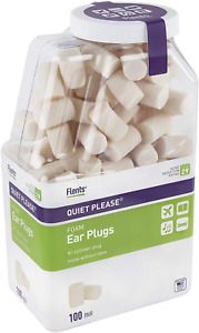 Flents Quiet Please Ear Plugs 100 pair bonus pack NRR 29