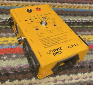 Pyle Pro PCT—10 Cable Tester—NOB—Yellow