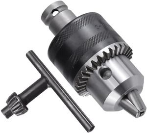 Bestgle 1/2-20UNF Mount 1.5-13mm Capacity Key Drill Chuck for Air Impact Wrench