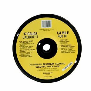 Fi-Shock FW-00001T 1/4 Mile, 17 Gauge Spool Aluminum Wire 1 Pack
