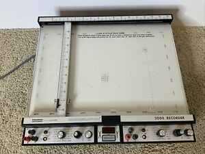 Houston Instruments Omnigraphic 2000 Graph Chart Recorder Plotter