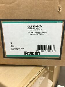 CLT150F-X4 PANDUIT CORRUGATED LOOM TUBING SLIT WALL 1.5 INCH X 10 FT