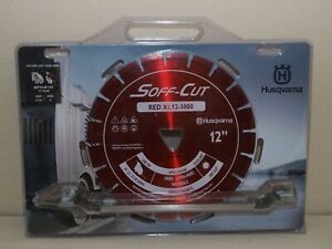 Husqvarna 542756107 Soff-Cut Red XL12-3000 12in Diamond Blade w/ Skidplate – NEW