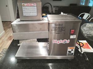 Skyfood ABS Commercial Countertop Meat Tenderizer  - Stainless, 1/2 HP/ 110 V