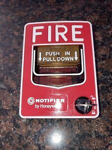 Notifier NBG-12LX Addressable Pull Station Dual Action Honeywell *KEY INCLUDED*
