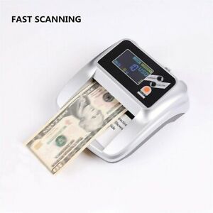US Dollar Counterfeit Money Checker Bill Detector Easy to Operate Color Screen