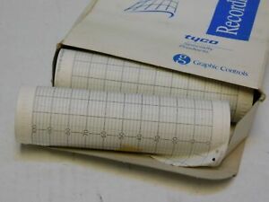 TYCO specialty Products 195-6970-00 NGI SCALE 0 TO 100 Roll Charts - 5PCS / NOS