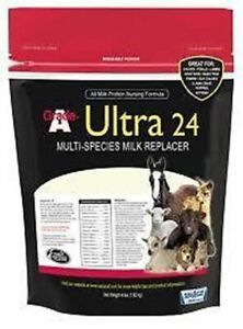 Grade A Ultra 24 Milk Replacer Sav-a Calf 8 Pounds Vitamins