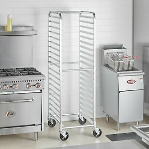 Aluminum 20 Pan End Load Bun / Sheet Pan Rack 26&#034;x20&#034;x69&#034; - Unassembled NEW