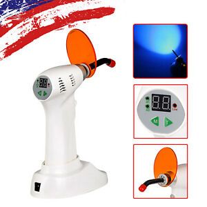 7W Dental LED Curing Light Wireless Cordless Photosensitive Cure Lamp Composite
