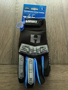 Hart Performance Impact Work Gloves, Anti-Slip Palm Size Large Brand New w/ Tags