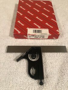 STARRETT 33H-6-4R FORGED HARDENED STEEL COMBINATION SQUARE WITH SQUARE HEAD
