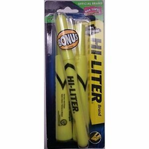 Avery 24081 Yellow Fluorescent Hi-Liter 2 Count