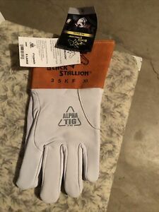 Black Stallion 35KF Alpha TIG Lined Kidskin Welding Gloves X-Large