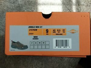 MERRELL Composite Toe Work Shoe - MENS SZ 9 WIDE -JUNGLE MOC J15793W