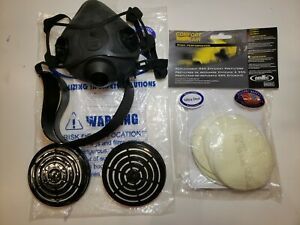 Dentec Half Mask Med/Lg + BONUS 6 pack replacement filters model 4-MLDN5Z