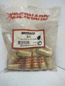 10 GENUINE BERNARD D-1 Centerfire Diffusers - New Old Stock - Free Shipping