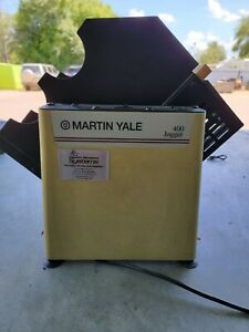 Martin Yale 400 Paper Jogger Single Bin- No Power, For Parts/Repair