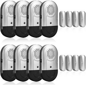 Window and Door Alarms for Home Sanjie Wireless 120 Loud DB Alarm with Batteries