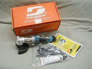 DYNABRADE 50302 AIR 4&#034; RIGHT ANGLE GRINDER 1HP DEPRESSED CENTER WHEEL 12,000RPM