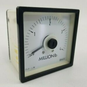 Crompton 243-05AG-EA. 0-4 million lb Panel Meter. Fast shipping!!!