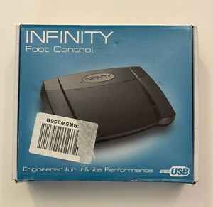 INFINITY IN-USB-2 Transcription Foot Pedal Version 14 in box - Free Shipping!