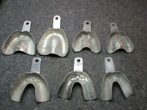 VINTAGE &#034;NUMBERED&#034;  DENTAL MOUTH MOLDS/2A,3,4A,5,024,027,028/DENTAL TOOTH MOLDS