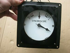 WESTINGHOUSE Synchroscope KI-25 120VAC/60HZ  N0082D25 AL-87493-1 2144 604353