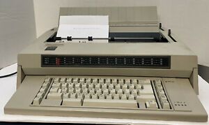 IBM Wheelwriter 3 Series Typewriter Type Works Fine With New Ribbons.