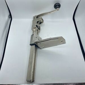 New Star Foodservice 7006841 #1 Manual Table Can Opener with Plated Steel Base