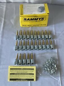 Box of 25 Sammy&#039;s 8137957 Pipe Hanger 3/8&#034; Swivel Threaded Rod Anchor