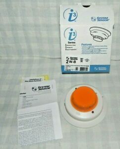 SYSTEM SENSOR 2 W-B 2-WIRE PLUG-IN PHOTOELECTRIC With BASE SMOKE DECTECTOR
