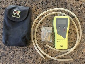 TPI 620 Digital Manometer with Case &amp; 2 Tubes Attachments