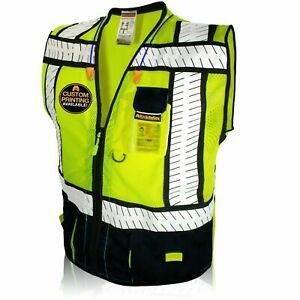 KwikSafety SPECIALIST Lime Green Neo Yellow Security Vest - Small
