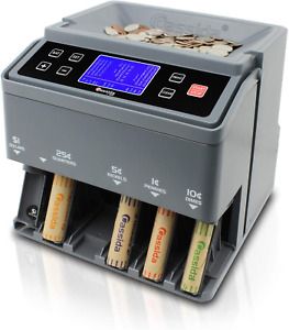 Cassida C300 Professional USD Coin Counter, Sorter and Wrapper/Roller | 35% with