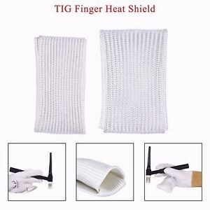 Welding Gloves Finger Cover TIG Fingertips Heat Shield Guard Plasma Bracing