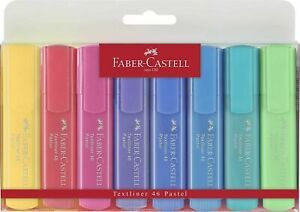 Faber-Castell Pastel Highlighter Markers Tip  in Assorted Pastel Colours