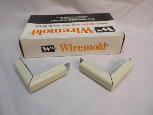 NEW NOS Lot of (2) Wiremold External Elbows Ivory V518
