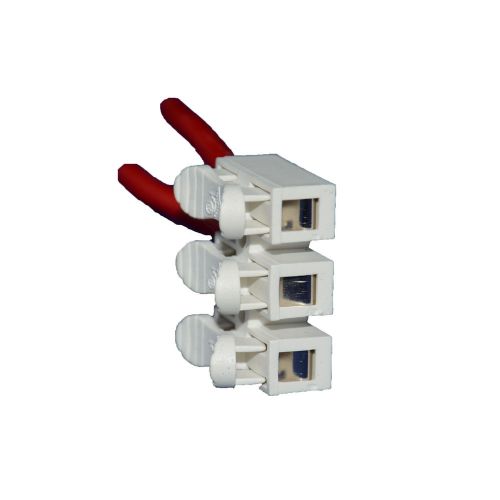5X 3Pin 380V 10A Press Type Quick Crimp Button electrical Termina Connector JST