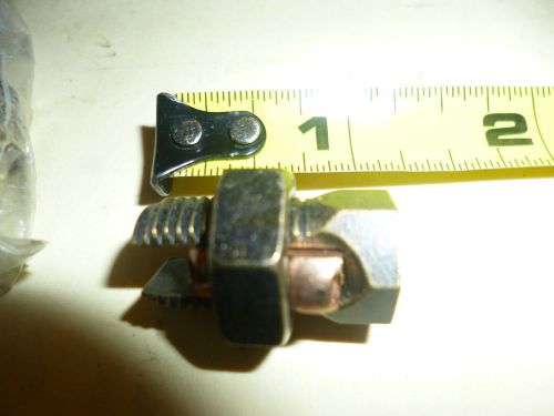 5 X Split Lug Bolt Copper Brass 3/4 in Post S-4 CO 16-4 SOL Splice Ground