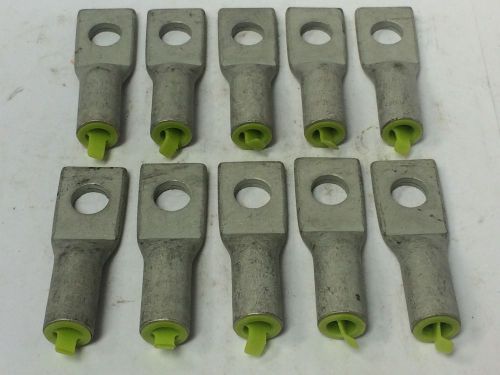 10 piece lot burndy ya26a1 copper wire connector 2/0 str 1/2&#034; olive 297 index for sale