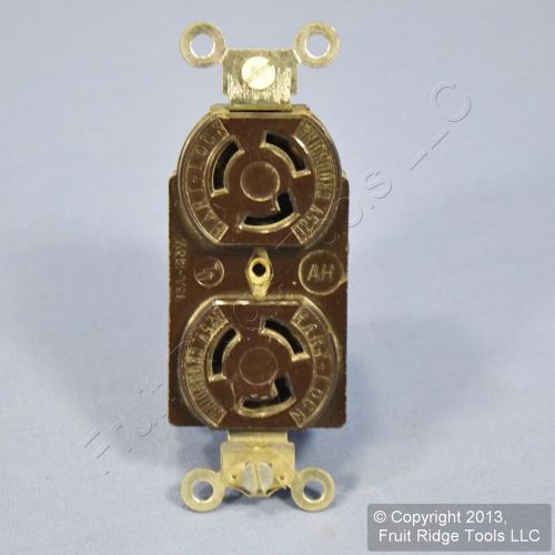 Arrow hart l5-15 locking duplex receptacle outlet 15a 125v bulk ah4700 for sale