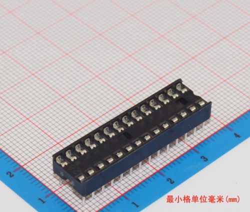 100pcs/lot,  28P  DIP IC Socket    Adaptor  Socket  2.54mm Pitch  ,New