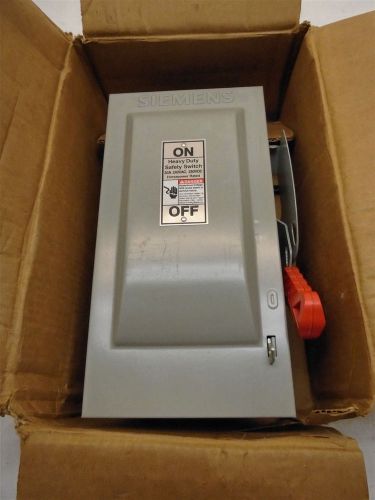 SIEMENS HF221N 30 AMP TYPE 1 NEW SAFETY DISCONNECT SWITCH