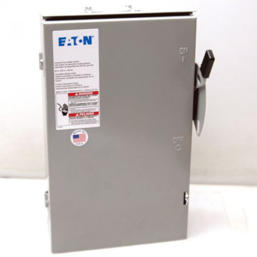 NEW Eaton DG222NRB 60A 240V General Duty Safety Disconnect Switch 3R Fusible