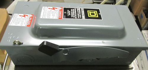 New... square d general duty safety switch 100a, 240v cat# d323n .. vy-101 for sale
